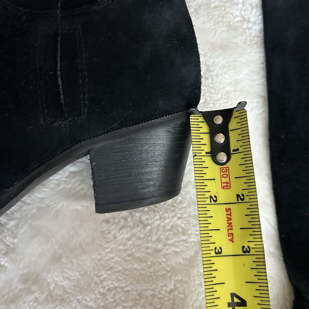 Sam Edelman Womens Tall Knee-High Boots Shoes Sz.8 Black Suede - Picture 7 of 10